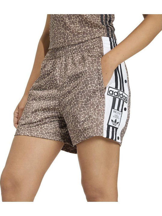 Allover Print Damen-Shorts Beiges