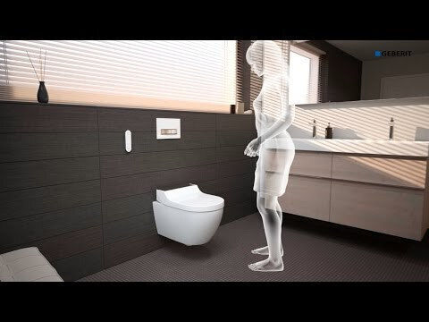 Χειριστηριο Λεκανης Aquaclean Tuma Comfort Λευκο Geberit