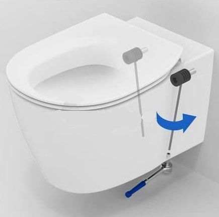 Set of Concealed Support for Bidet Bowls Tt0299327 Ideal
