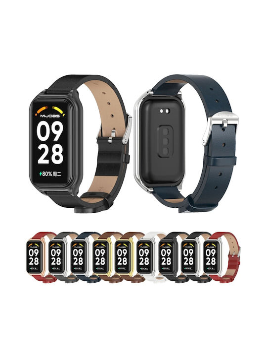 Xiaomi Smart Band 8 Active Mijobs Curea Din Piele Sintetică Albastră Xiaomi Smart Band 8 Active Mijobs Curea Din Piele Sintetică Albastră