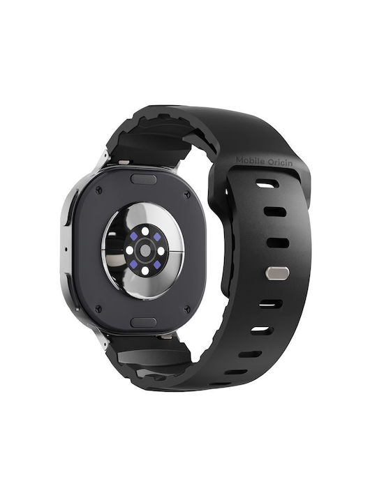 Mobile Origin Easy Strap Band Compatible Samsung Galaxy Watch 8 40 44 46mm Black
