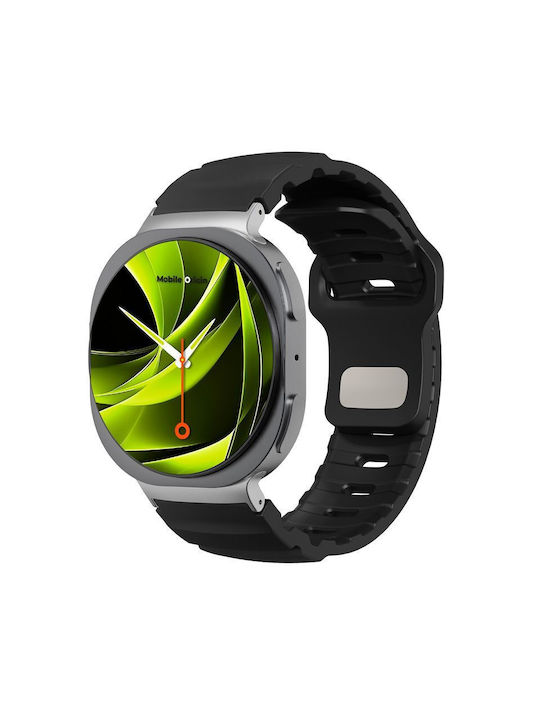 Mobile Origin Easy Strap Band Compatible Samsung Galaxy Watch 8 40 44 46mm Black