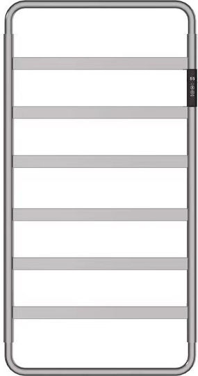Piccadilly Electric Towel Rail 95x47.5cm Silver