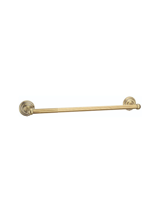 Bronze Art Toronto Single Wall-Mounted Bathroom Rail With Screws 39x8cm Bronze