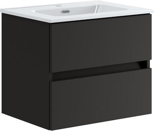 Cosmos 60cm Hanging Bathroom Base Anthracite Grey