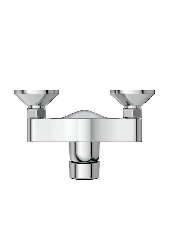 Ideal Standard Cerafine-D Αναμεικτική Μπαταρία Ντουζιέρας Ασημί