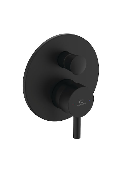Ideal Standard Ceraline Σετ Μίκτης & Εκτροπέας Εντοιχισμού για Ντουζιέρα