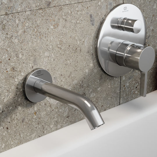 Ideal Standard Joy Built-in Faucet Mixer for Shower 2 Exits Silver