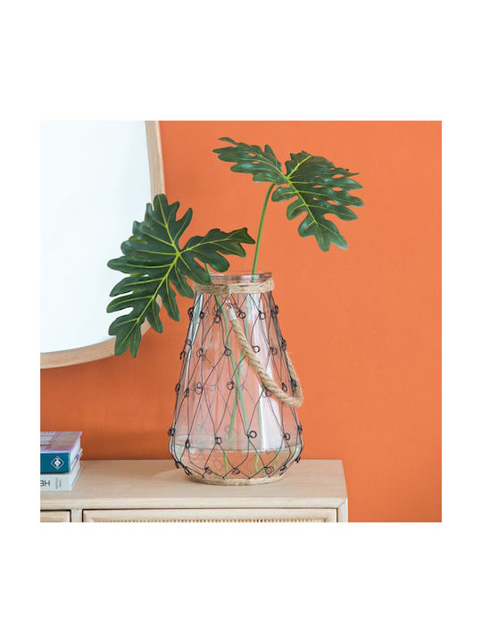 Artificial Decorative Branch Palm Tree Leaf Green 75cm Artekko