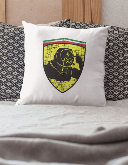 TKT Zierkissen Hamilton Scuderia Edition Weiß 40x40cm