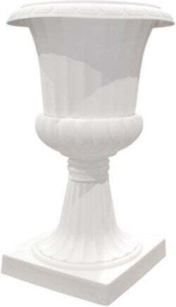 Paper Pack Βάζο Πλαστικό Λευκό 25xΥ42cm