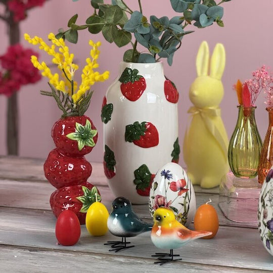 Koopman Keramik Vase Weiß