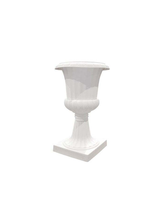 Paper Pack Διακοσμητικό Βάζο Πλαστικό Λευκό 21xΥ35cm