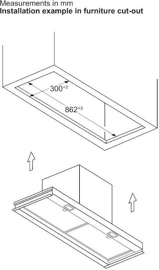Bosch Mecanism de Absorbție 90cm Negru