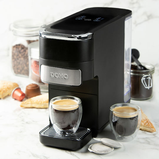 Domo Καφετιέρα για Κάψουλες Dolce Gusto Μαύρη