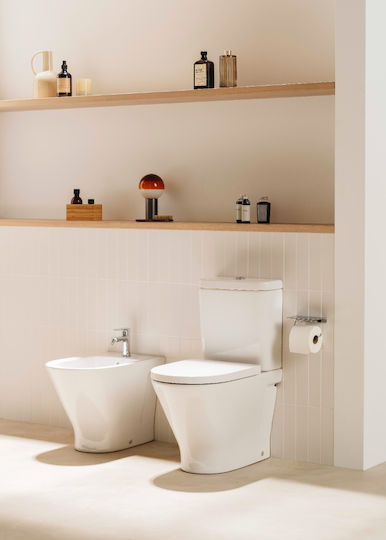 Roca Wall Mounted Plastic Low Pressure Rectangular Toilet Flush Tank White