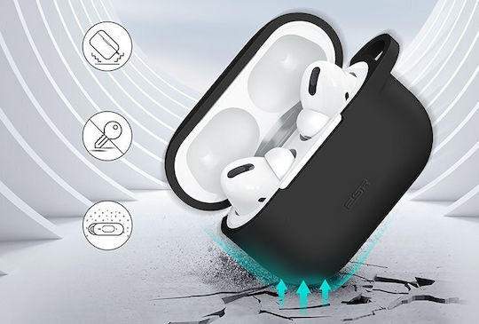 ESR Bounce Husă cu cârlig în culoarea Alb pentru Apple AirPods Pro