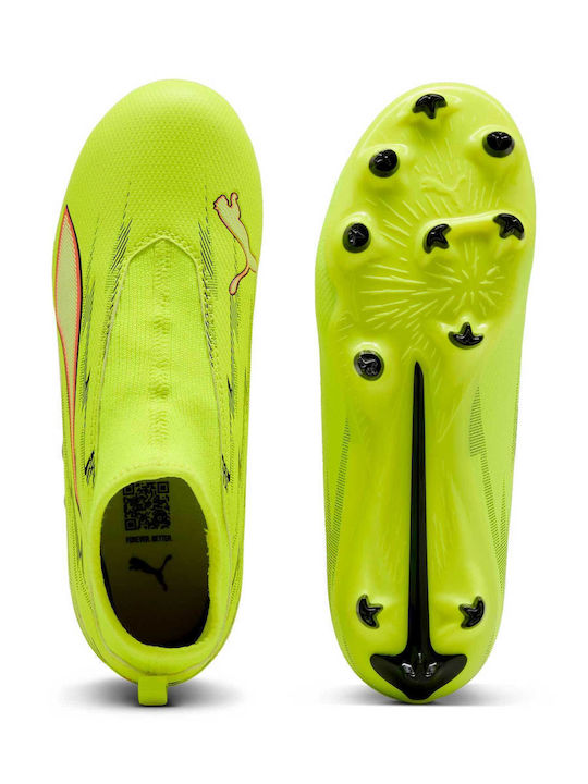 FG/AG Kids Soccer Cleats Molded Yellow