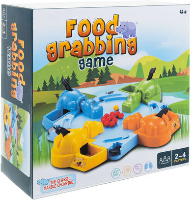 Joc de Societate Hungry Hippos pentru 2-4 Jucători 3+ Ani (EN)