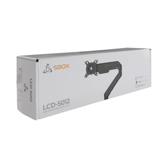 Sbox Βάση Γραφείου Οθόνης έως 17" με Βραχίονα (LCD-S012-3)