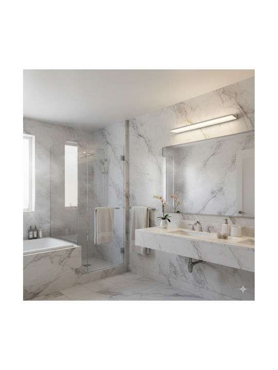 Spot Light Φωτιστικό Τοίχου LED Ασημί 62x7x4.5εκ. Spot Light Φωτιστικό Τοίχου LED Ασημί 62x7x4.5εκ.