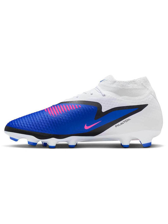 Nike Phantom Ποδοσφαιρικά Παπούτσια με Τάπες Μπλε