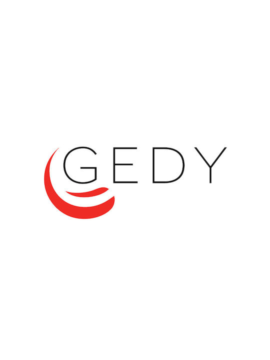 Gedy Single Wall-Mounted Bathroom Ring Silver