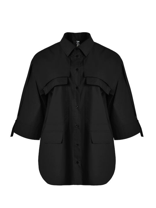 Women's Long Sleeve Shirt Black