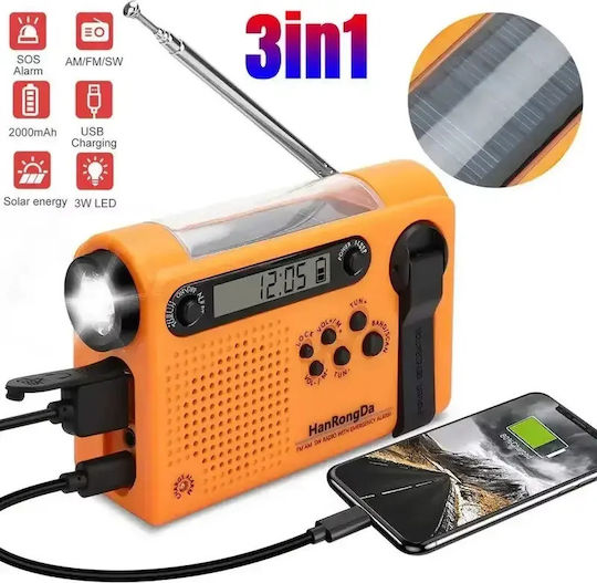 Hanrongda HRD-900 Solar Portocaliu