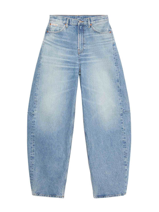 High Waist Women's Jean Trousers Medium Aged Denim