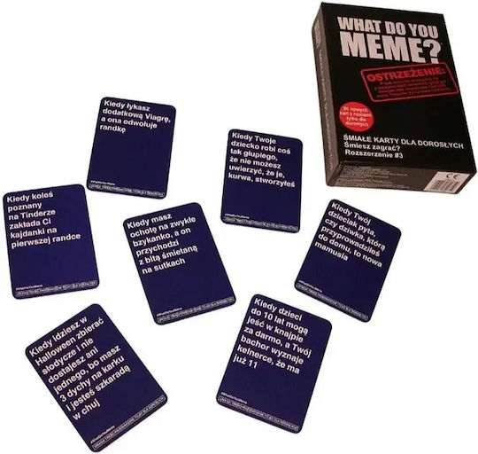 Board Game What Do You Meme? Extra Pack No. 3 for 3+ Players 18+ Years Old EP60075 (PL) Epee