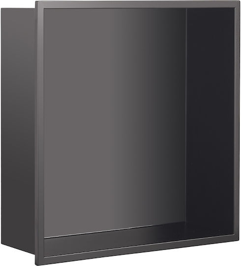Gedy An der Wand montiert Badezimmerregal Metallisch Schwarz