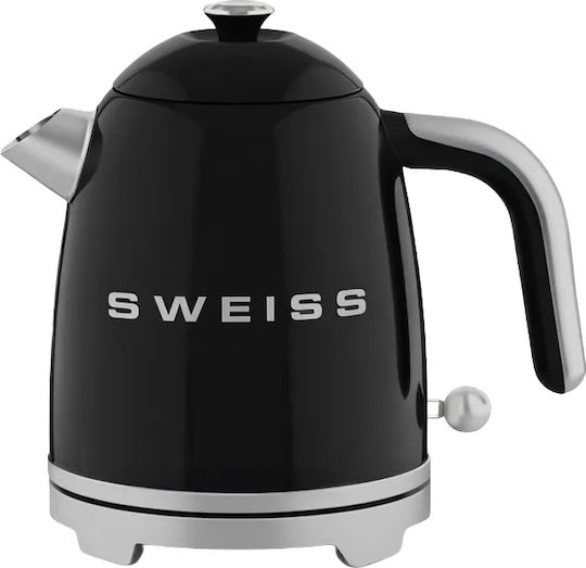 Sweiss Βραστήρας 1lt 1200W Μαύρος