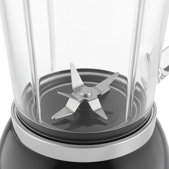 Sweiss Mixer mit Glas Kanäta 1,5 l 1000W Schwarz