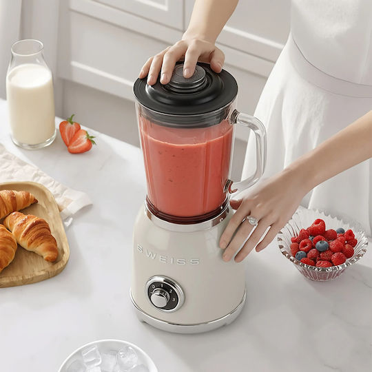 Sweiss Блендер с Пластмасова Каната 1,5 л 1000W Сив