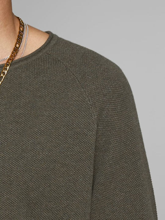 Long Sleeve Sweater Olive Green