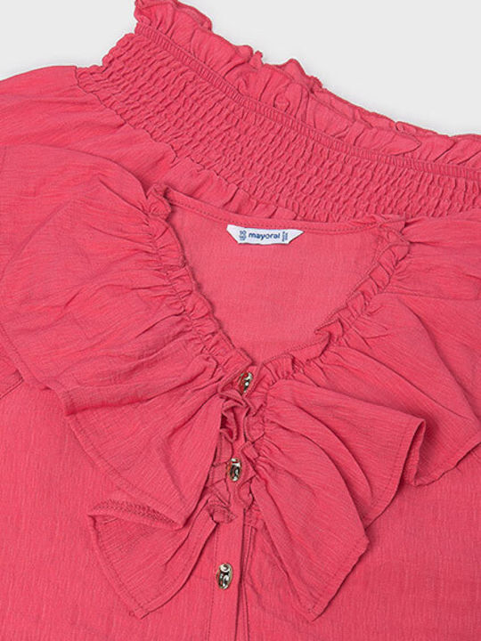 Kids' Set with Shorts Summer 2pcs Coral
