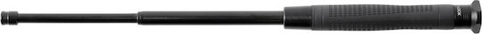 Esp Ergonomic Easy Lock 20" Black Hardened Telescopic Baton Black Handle Bht-55 Grip Triangular Handle End