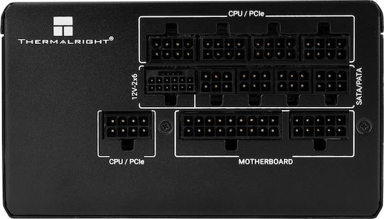 Thermalright 750W Черен Захранващ Блок За Компютър Пълен Модул 80 Plus Platinum