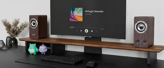 Genius SP-HF400 Компютърни Говорители 2.0 с Мощност 10W Борово Дърво