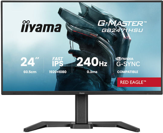 Iiyama G-MASTER GB2471HSU-B1 IPS HDR Gaming Monitor 23.8" FHD 1920x1080 240Hz
