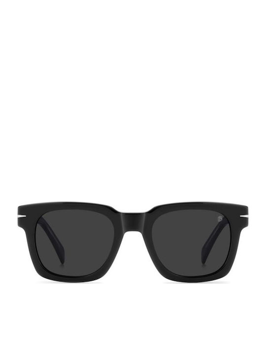 David Beckham Unisex Γυαλιά Ηλίου με Μαύρο Κοκκάλινο Σκελετό και Μαύρο Φακό DB 7160/S 807/IR
