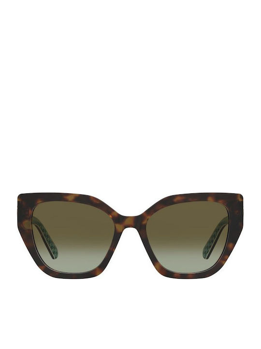 Moschino Unisex Sunglasses with Brown Horn-Rimmed Frame and Brown Lenses MOL098/S 2VM/BC