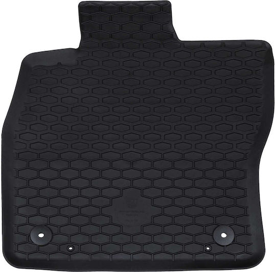 vidaXL Set of Front and Rear Mats 4pcs for Seat Leon 2020 Black