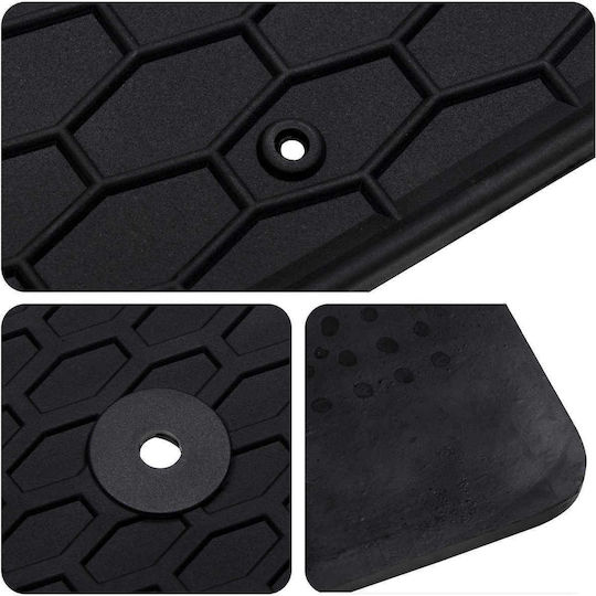 vidaXL Σετ Μπροστινά και Πίσω Πατάκια 4τμχ για Citroen C4 2008 2019 Μαύρα