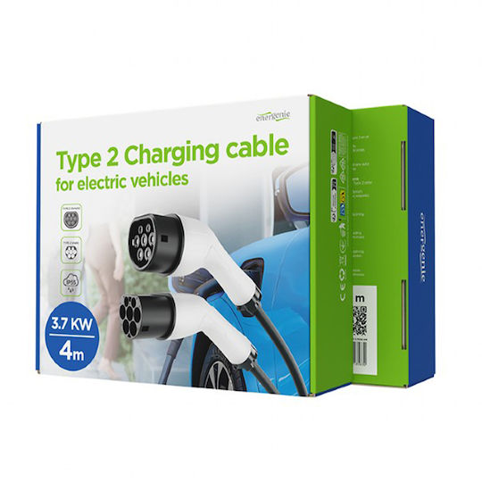 Energenie Charging Cable Type 2 16a 1-phase 3.7 Kw 4m Ev-t2mf-3.7kw-4m
