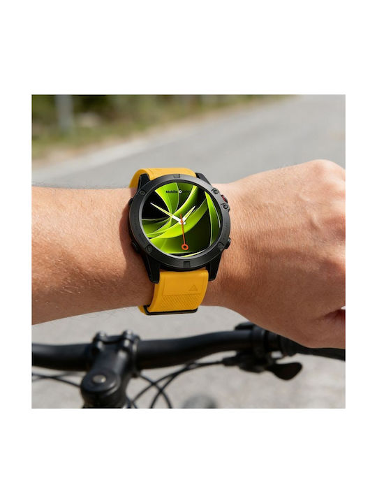 Mobile Origin Easy Strap Watch 22mm Yellow Mo-es22-ylw