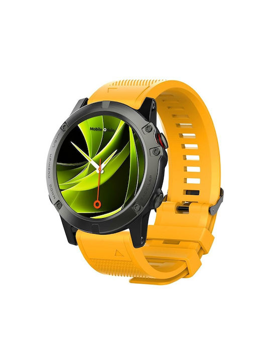 Mobile Origin Easy Strap Watch 22mm Yellow Mo-es22-ylw