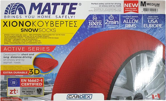 Matte Schneesocken Mittel PKW 2Stück