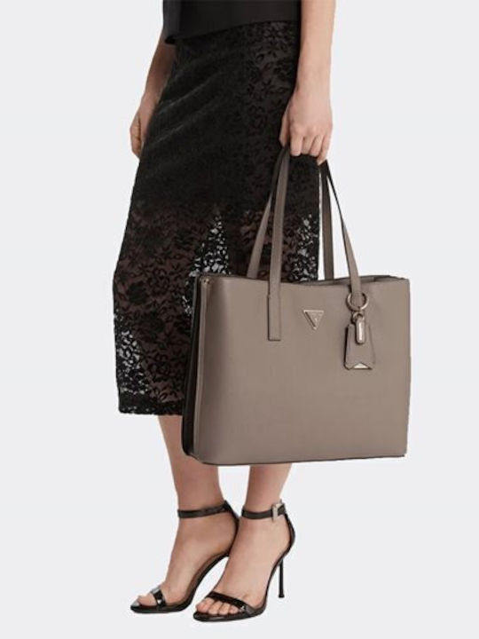 Meridian Ii Damentasche Shopper Schultertasche Taupe